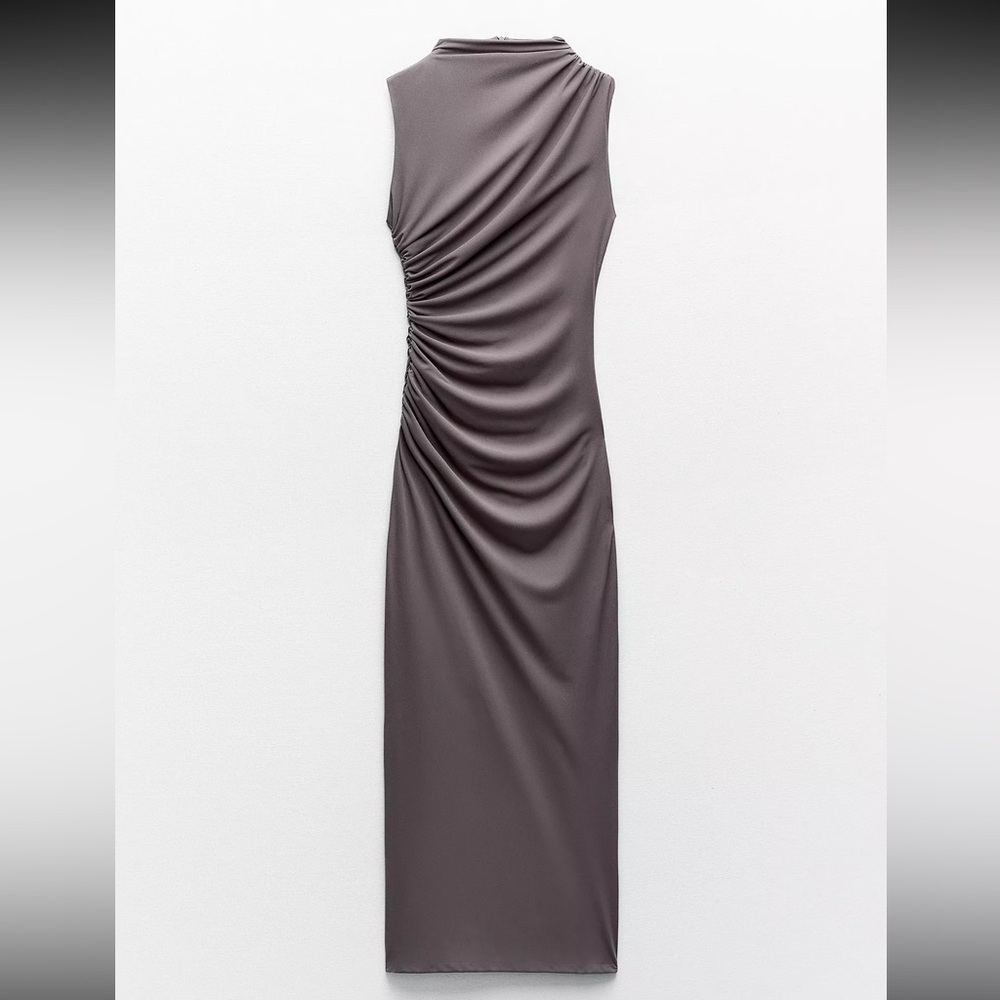 Zara Draped Midi Dress